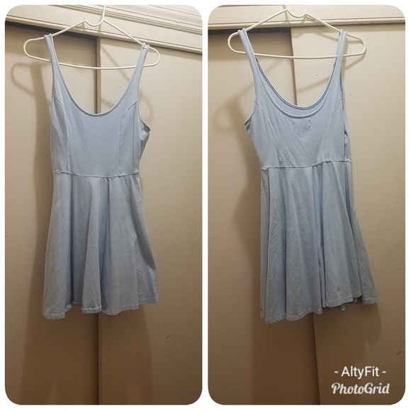 Baby Blue Skater Dress - Picture 1 of 2